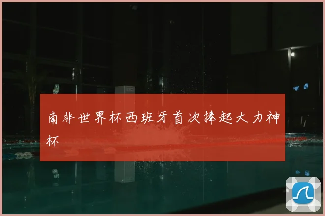 南非世界杯西班牙首次捧起大力神杯